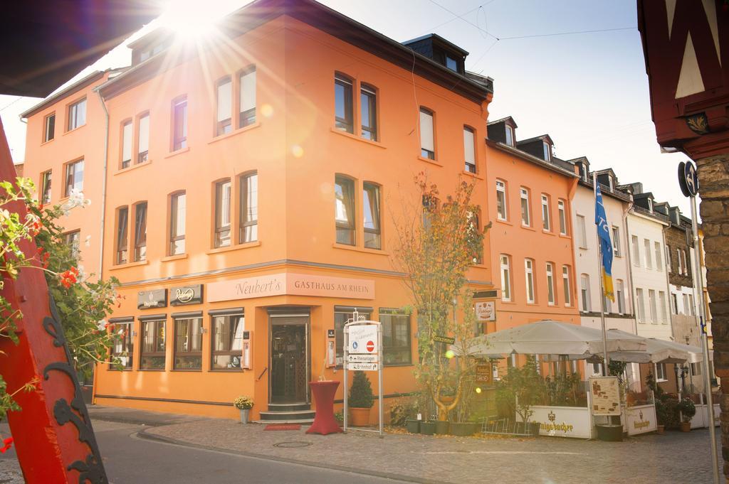 Neubert'S Gasthaus Am Rhein ลาห์นชไตน์ ภายนอก รูปภาพ